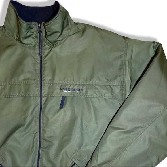 Vintage Y2K Polo Sport Fleece Lined Jacket SIZE: XL - Picture 3 of 4